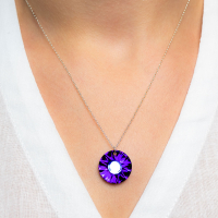 Halskette mit Swarovski Kristall SUN