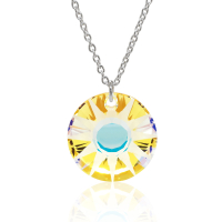 Halskette mit Swarovski Kristall SUN
