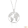 World Halskette gro&szlig; Silber