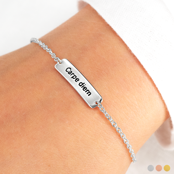 &quot;Say It&quot; Armband Carpe Diem