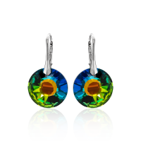 Ohrh&auml;nger mit Swarovski Kristall SUN