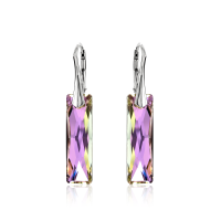 Ohrh&auml;nger mit Swarovski Kristall BAGUETTE