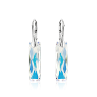 Ohrh&auml;nger mit Swarovski Kristall BAGUETTE