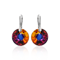 Ohrh&auml;nger mit Swarovski Kristall SUN Volcano