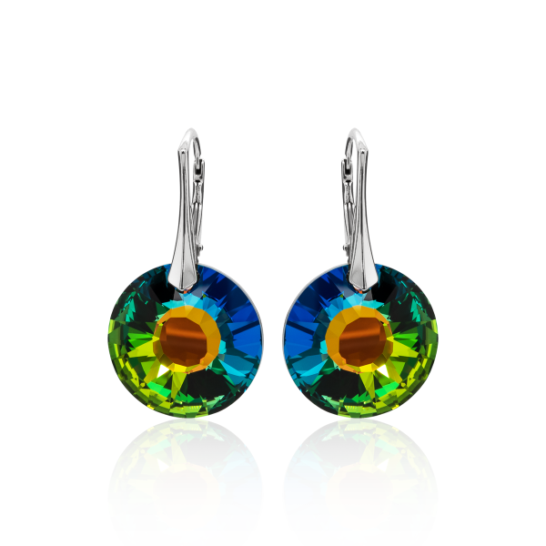 Ohrh&auml;nger mit Swarovski Kristall SUN Vitral Medium