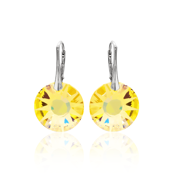 Ohrh&auml;nger mit Swarovski Kristall SUN GSUN Aurora Borealis