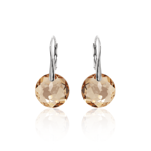 Ohrh&auml;nger mit Swarovski Kristall CLASSIC CUT Golden Shadow