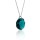 Halskette mit Swarovski Kristall CLASSIC CUT Emerald