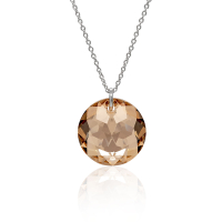 Halskette mit Swarovski Kristall CLASSIC CUT Golden Shadow