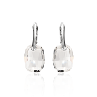 Ohrh&auml;nger mit Swarovski Kristall GRAPHIC Silver Shadow