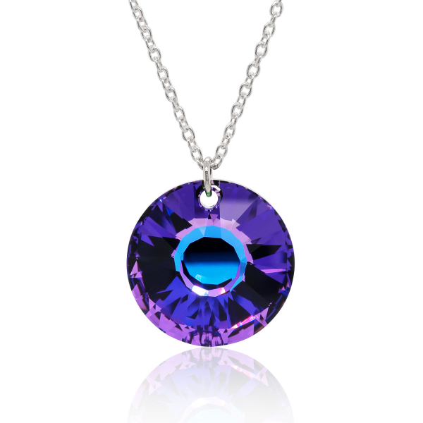 Halskette mit Swarovski Kristall SUN Heliotrope