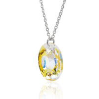 Halskette mit Swarovski Kristall SUN Aurora Borealis