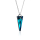Halskette mit Swarovski Kristall SPIKE Bermuda Blue