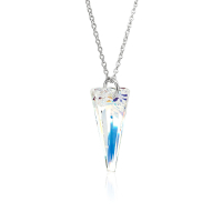 Halskette mit Swarovski Kristall SPIKE Aurora Borealis