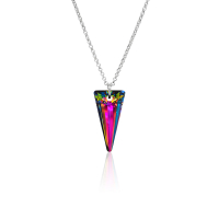 Halskette mit Swarovski Kristall SPIKE Vitrail Medium