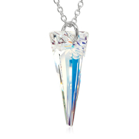 Halskette mit Swarovski Kristall SPIKE Aurora Borealis