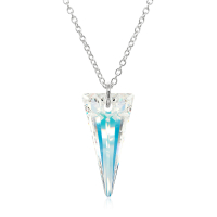 Halskette mit Swarovski Kristall SPIKE Aurora Borealis