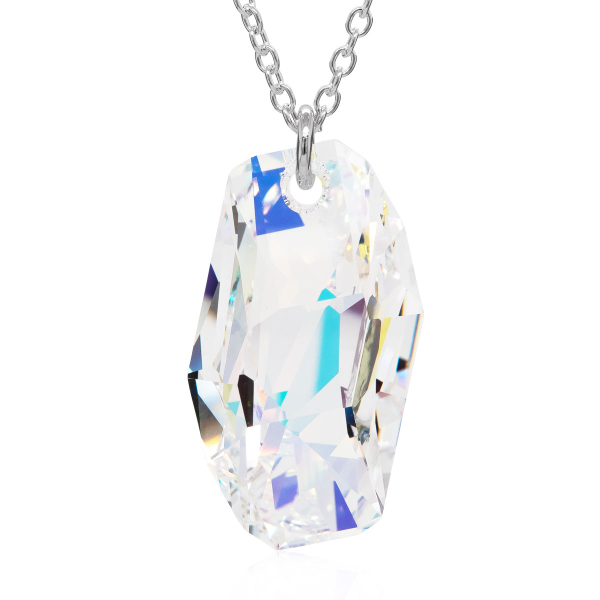 Halskette mit Swarovski Kristall METEOR Aurora Borealis