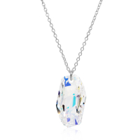 Halskette mit Swarovski Kristall METEOR Aurora Borealis