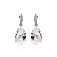 Ohrh&auml;nger mit Swarovski Kristall PEAR Moonlight