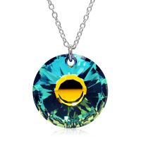 Halskette mit Swarovski Kristall SUN Sahara