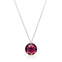 Halskette mit Swarovski Kristall CLASSIC CUT Amethyst Shimmer