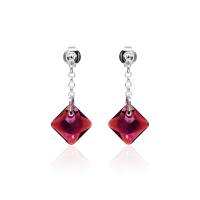 Ohrstecker mit Swarovski Kristall PRINCESS CUT