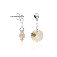 Ohrstecker mit Swarovski Kristall RIVOLI Luminous Green