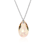 Halskette mit Swarovski Kristall PEAR