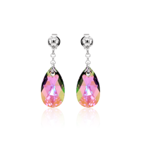 Ohrstecker mit Swarovski Kristall PEAR Paradise Shine
