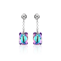 Ohrstecker mit Swarovski Kristall EMERALD CUT