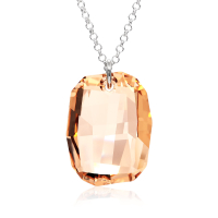 Halskette mit Swarosvki Kristall GRAPHIC Golden Shadow