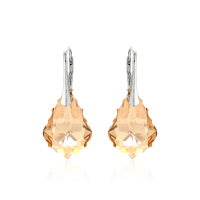 Ohrh&auml;nger mit Swarovski Kristall BAROQUE