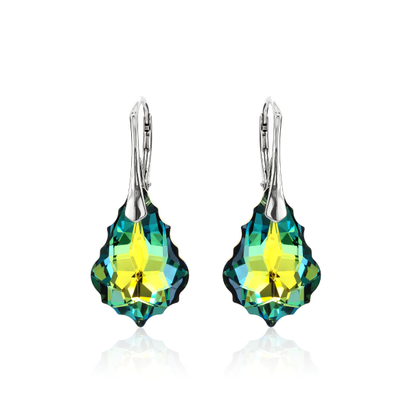 Ohrh&auml;nger mit Swarovski Kristall BAROQUE Sahara