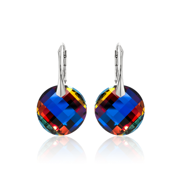 Ohrh&auml;nger mit Swarovski Kristall TWIST Volcano