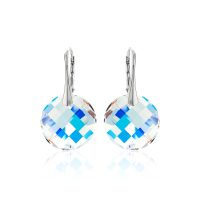 Ohrh&auml;nger mit Swarovski Kristall TWIST Aurora Borealis