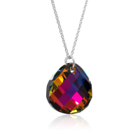 Halskette mit Swarovski Kristall TWIST Volcano