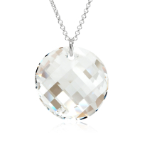 Halskette mit Swarovski Kristall TWIST Moonlight