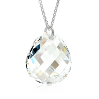 Halskette mit Swarovski Kristall TWIST Moonlight