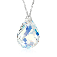 Halskette mit Swarovski Kristall TWIST Aurora Borealis