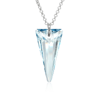 Halskette mit Swarovski Kristall SPIKE Blue Shade