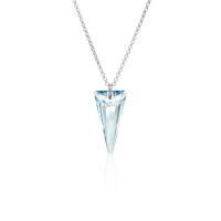 Halskette mit Swarovski Kristall SPIKE Blue Shade