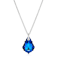 Halskette mit Swarovski Kristall BAROQUE Heliotrope