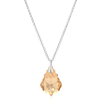 Halskette mit Swarovski Kristall BAROQUE Golden Shadow