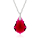 Halskette mit Swarovski Kristall BAROQUE Ruby