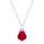 Halskette mit Swarovski Kristall BAROQUE Ruby