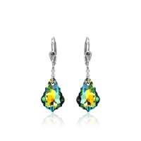 Pendel-Ohrh&auml;nger mit Swarovski Kristall BAROQUE Sahara