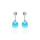 Ohrstecker mit Swarovski Kristall MINI PEAR Aquamarine