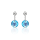 Ohrstecker mit Swarovski Kristall CLASSIC CUT Aquamarine Shimmer