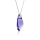 Halskette mit Swarovski Kristall GALACTIC VERTICAL Tanzanite